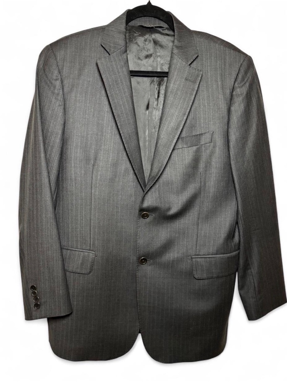 Ermenegildo Zegna Traveller Grey Pinstripe Blazer 40R